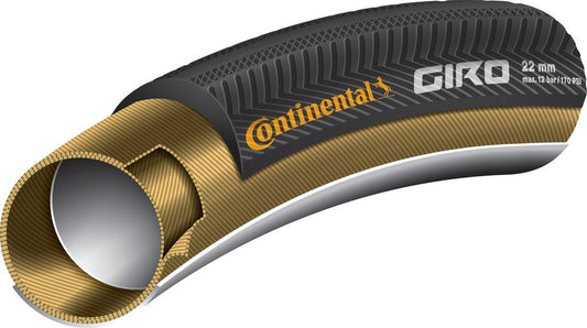 Tubular Continental Giro 28 "x22mm svart