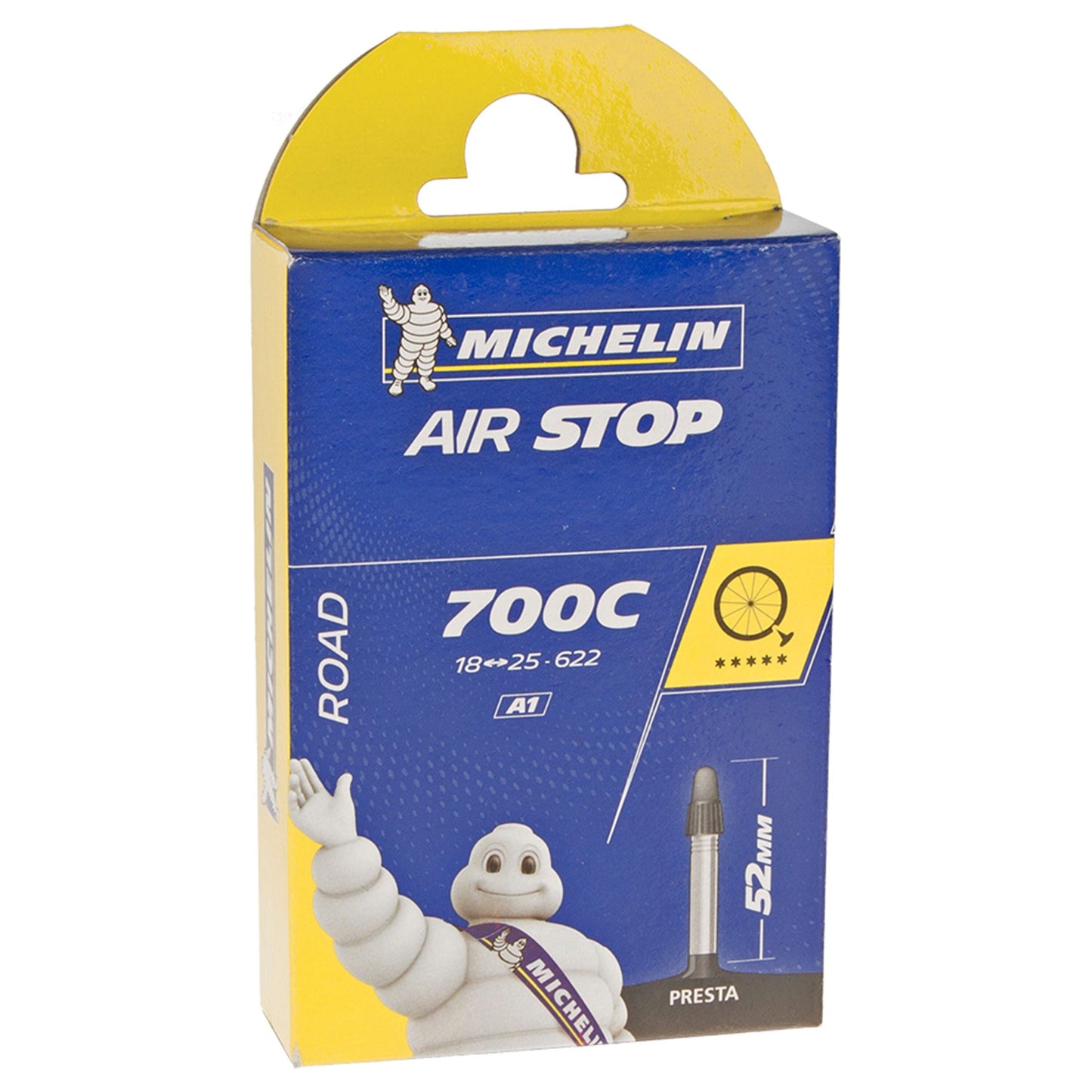 Michelin Air Stop A1 700x18/25 Presta -venttiili 52 mm