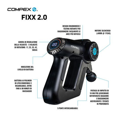 Pistola Da Massaggio Compex Fixx 2.0