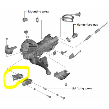 SHIMANO ST-R9120 Left Diaphragm