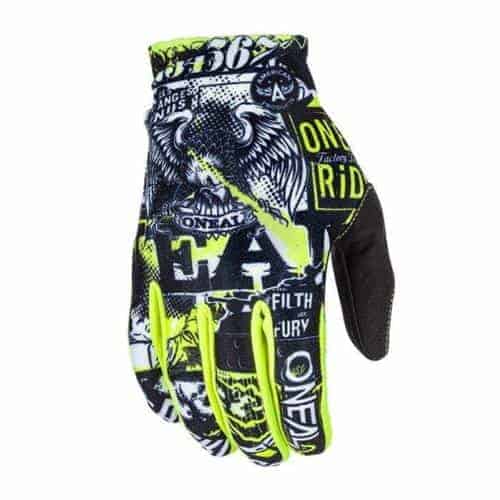 Gants Oneal Matrix Youth Glove Attaquez bébé Black-Gallo-Fluo-Bianco