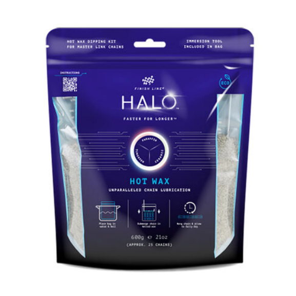 Lubrifiant céramique granulaire pour chaînes Finish Line Halo Wax sachet de 600gr