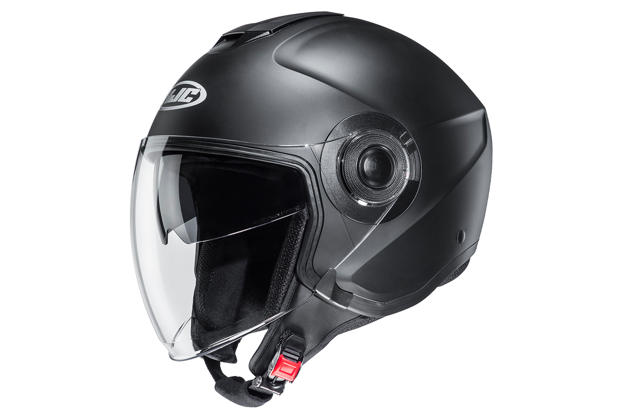 HJC I40 Semi -flat schwarzer Helm