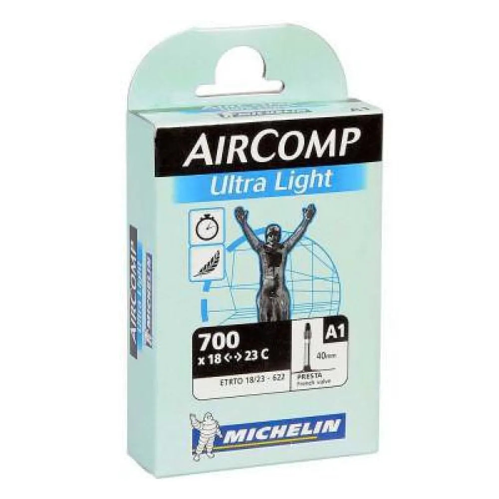 Michelin Air Comparez Ultra Light 700x18-23 Presta 52 mm Valve