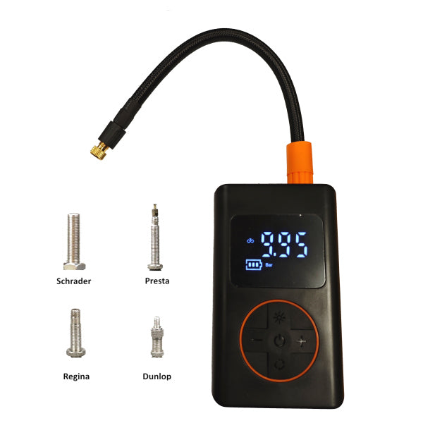 Barbieri Mini Compresseur Universel Pour Toutes Les Vannes 10 Bar Avec Affichage Numérique