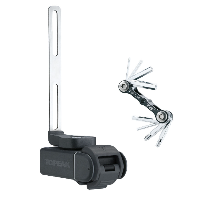 Multi-tool with Topeak Ninja T Road bottle cage mount