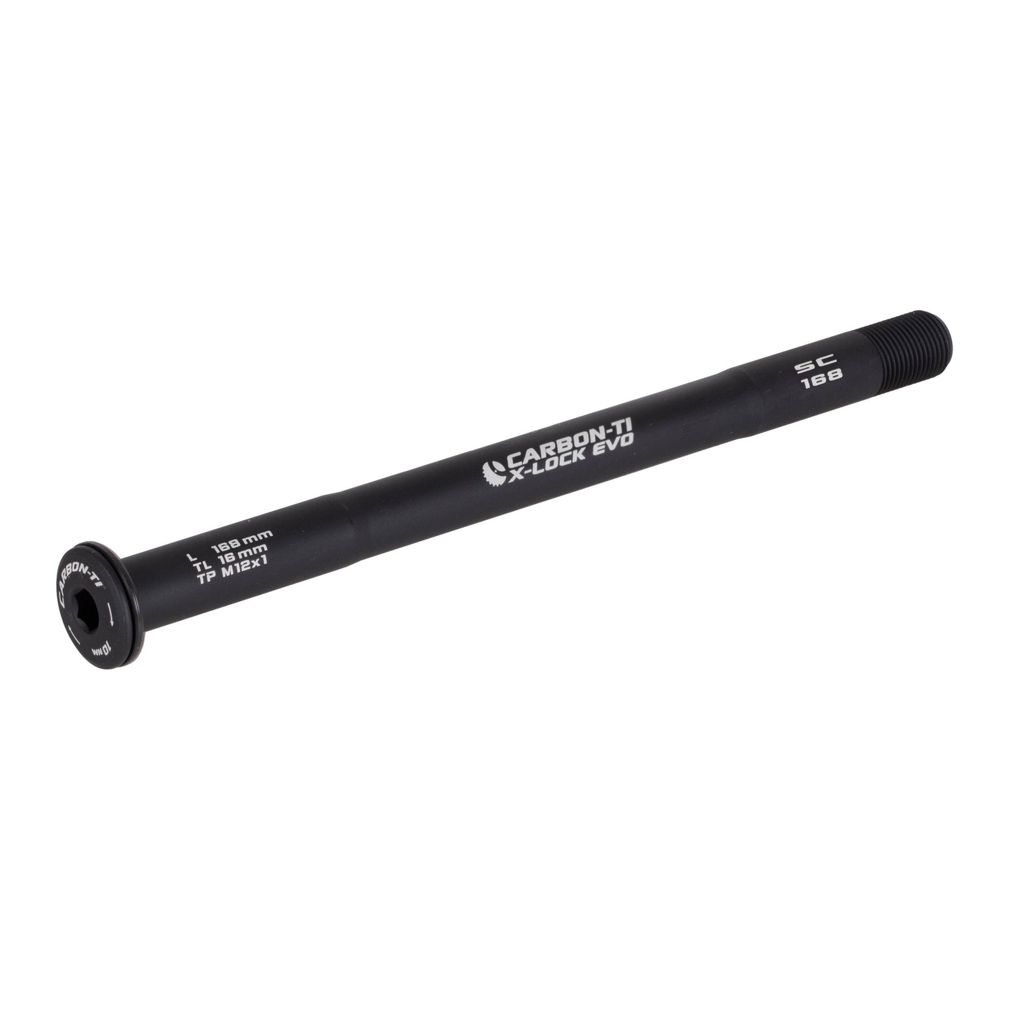 Asse Passante ruota X-Lock EVO 12x1.0 (168 mm) Nero