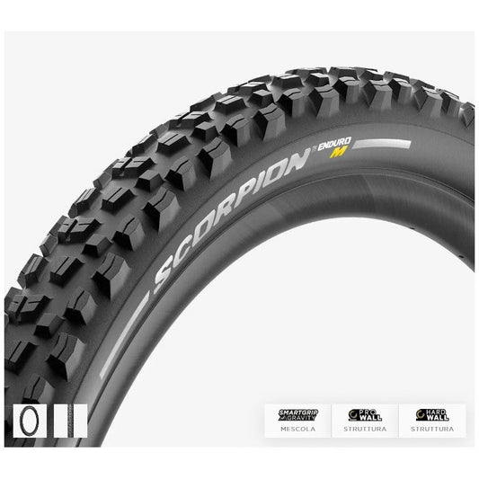 Banden pirelli schorpioen enduro m zwarte harde muur