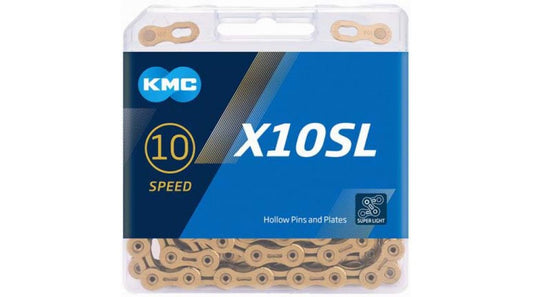 Cadena de oro de KONC X10LL - 10 Velocidad/ 114 enlaces