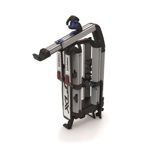 Porte-vélos arrière pliable XLC Almada Work-E VC-C07 pour 2 vélos électriques