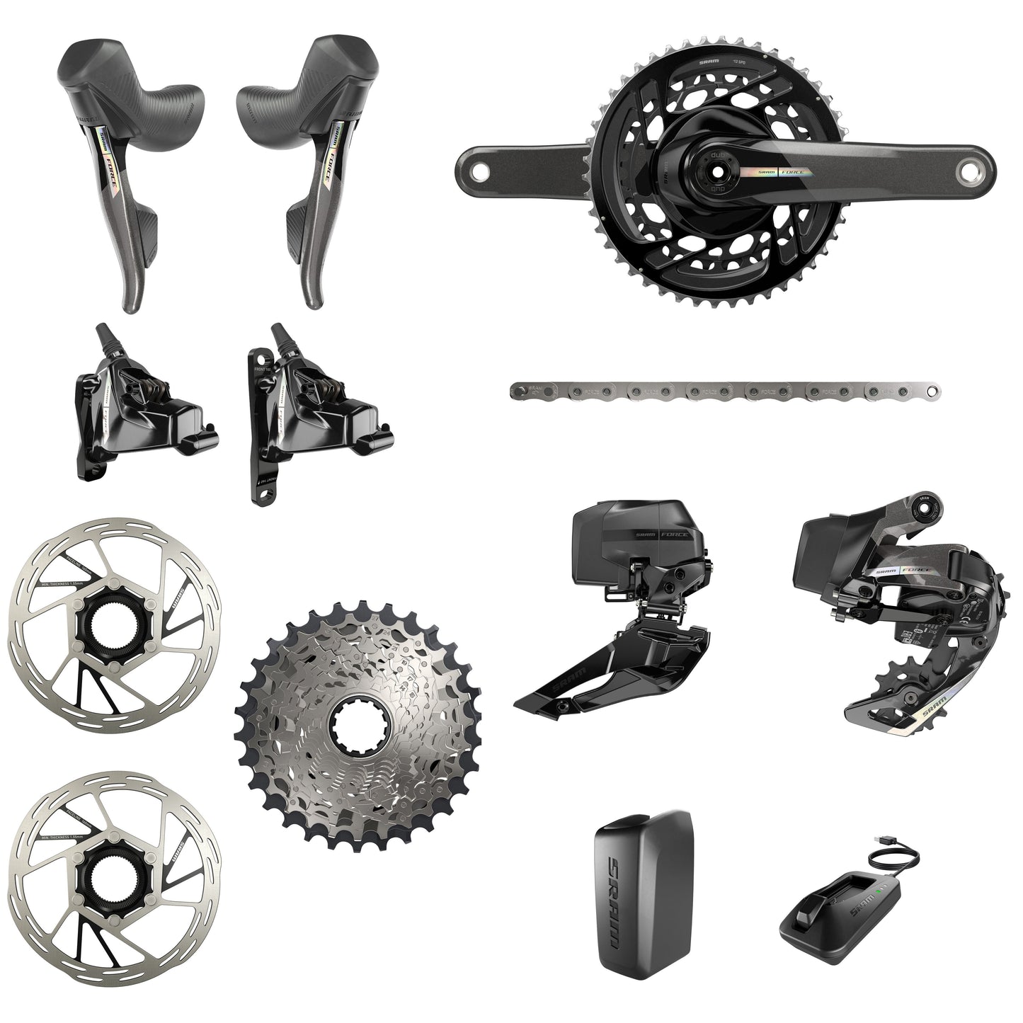 SRAM Force AXS D2 DISC HRD 2X12V Group