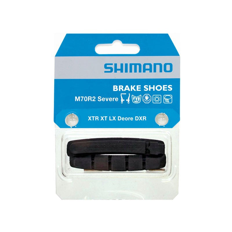 Coppia di Pattini Freni Shimano XTR - XT - DEORE