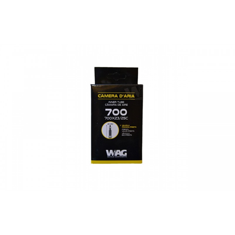 WAG 700x23/25 French Valve 48mm Inner Tube